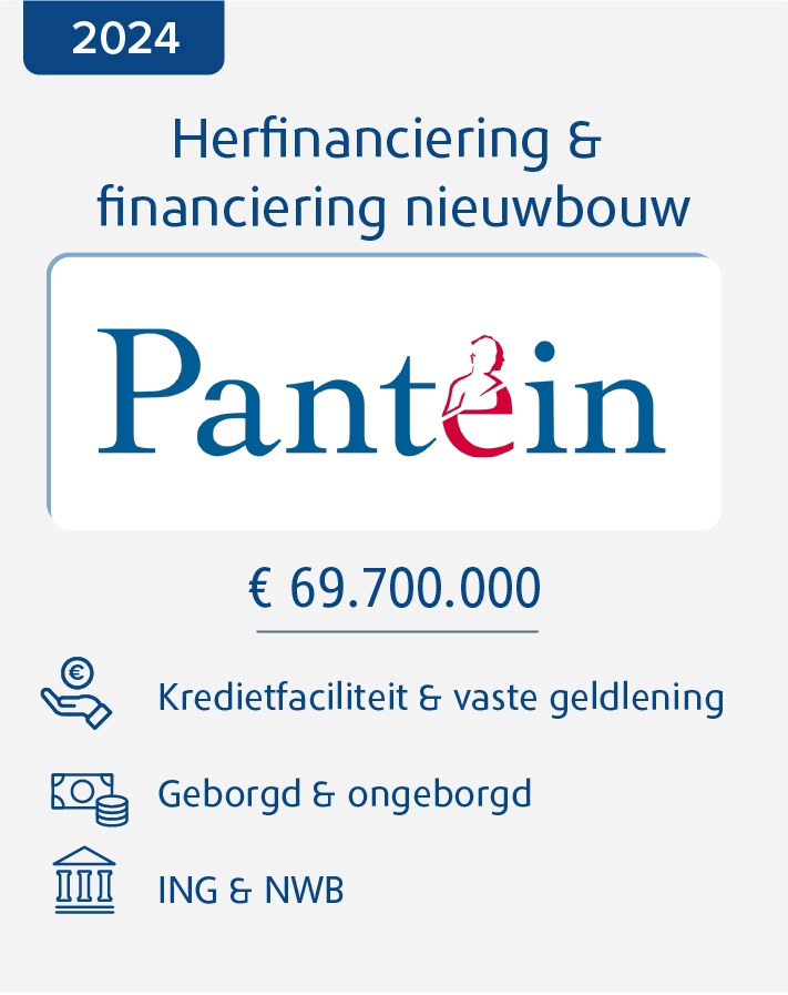 Herfinanciering & financiering nieuwbouw Pantein